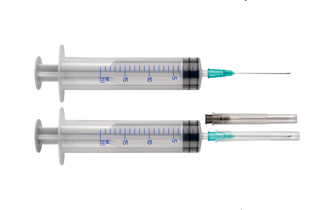 Шприц ін’єкційний, 20 мл, з 2 голками